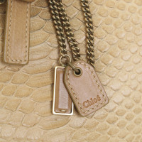 Chloé Handbag with snakeskin