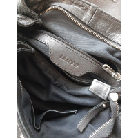 Lloyd Handtasche aus Leder in Schwarz