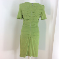 Talbot Runhof Kleid aus Wolle in Grün