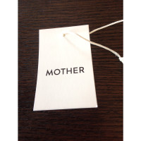 Mother Jeans in Cotone in Nero