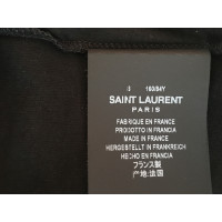 Yves Saint Laurent Oberteil aus Baumwolle in Schwarz