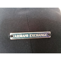 Armani Exchange Jacke/Mantel aus Viskose in Schwarz