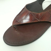Orciani Sandals Leather in Brown