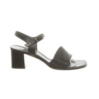 0039 Italy Sandals Leather in Black