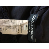 Dolce & Gabbana Robe en Coton en Noir