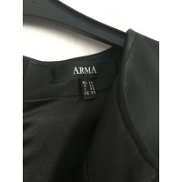 Arma Dress Leather in Black