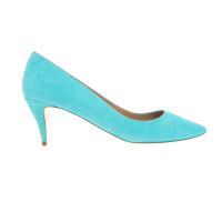 Pura Lopez Pumps/Peeptoes Leather in Turquoise
