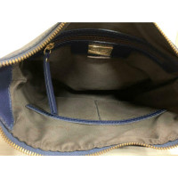 Pierre Cardin Tote Bag aus Leder in Blau