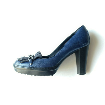 Tod's Pumps/Peeptoes Leather in Blue