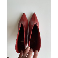 Anine Bing Stivaletti in Pelle in Rosso