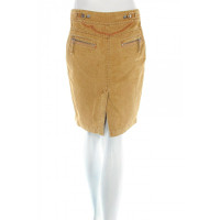 Evisu Skirt Cotton in Brown