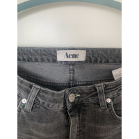 Acne Trousers Cotton in Grey