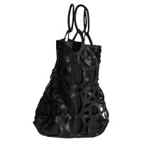 Bruuns Bazaar Tote bag in Pelle in Nero