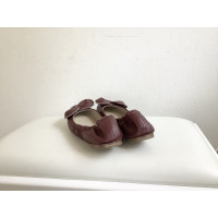 See By Chloé Slippers/Ballerina's Leer in Bordeaux