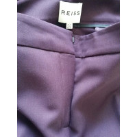 Reiss Trousers Viscose in Violet