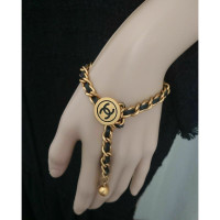 Chanel Bracelet/Wristband Gilded in Black