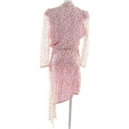 Saint Laurent Kleid aus Seide in Rosa / Pink