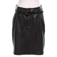 Set skirt made of leather