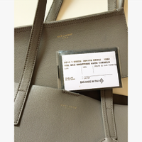 Saint Laurent Tote bag Leather in Grey