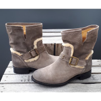 Juicy Couture Ankle boots Suede in Beige