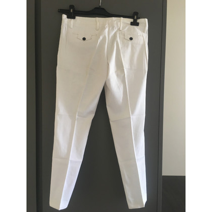 Mauro Grifoni Paire de Pantalon en Coton en Blanc