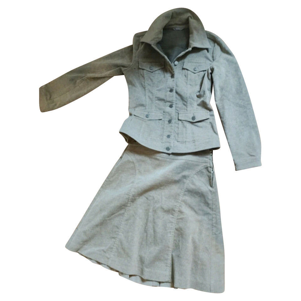 Stefanel Costume en Coton en Gris