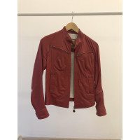 La Martina Jacket/Coat Leather in Red