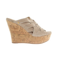 Ugg Australia Sandales en Cuir en Beige