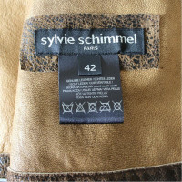 Sylvie Schimmel Jacke/Mantel aus Leder in Braun
