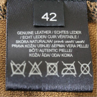 Sylvie Schimmel Jacket/Coat Leather in Brown