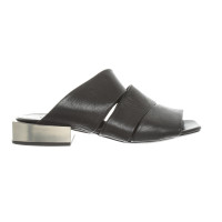 Vic Matie Sandales en Cuir en Noir