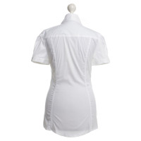 Patrizia Pepe Korte mouwen blouse in het wit