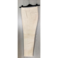 S Max Mara Trousers Linen in Cream