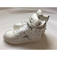 Patrizia Pepe Chaussures de sport en Cuir en Blanc