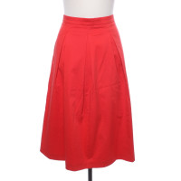 The Mercer N.Y. Skirt Cotton in Red