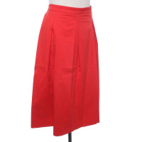 The Mercer N.Y. Skirt Cotton in Red