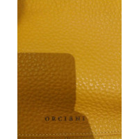 Orciani Shopper Leather in Ochre