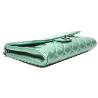 Chanel Classic Flap Bag Patent leather in Green