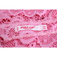 Pin-Up Stars Kleid aus Baumwolle in Rosa / Pink