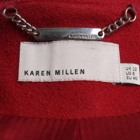 Karen Millen Mantel in Rot