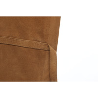 Ermanno Scervino Trousers Suede in Brown