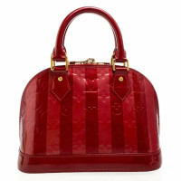 Louis Vuitton Handtasche aus Lackleder in Rot