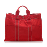 Hermès Fourre Tout Bag Canvas in Red