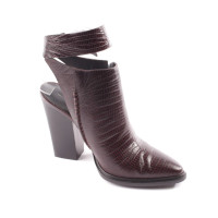 Alexander Wang Bottines en Cuir en Bordeaux