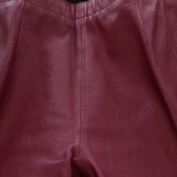 Dorothee Schumacher Trousers Leather in Bordeaux