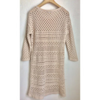 Tibi Robe en Coton en Beige