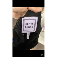 Hervé Léger Dress Viscose in Black