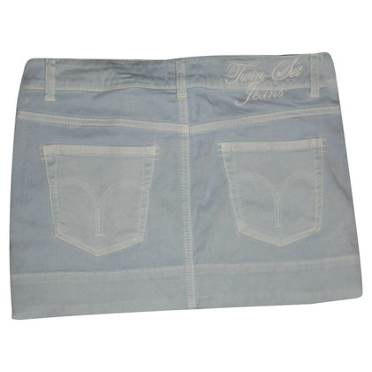 Twin Set Simona Barbieri Skirt Cotton in Blue