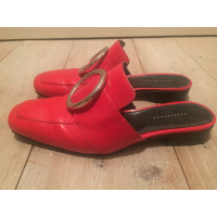 Dorateymur Sandals Leather in Red