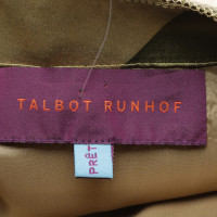 Talbot Runhof Jurk in Goud